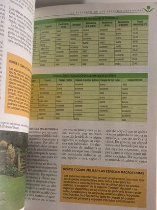 3 libros jardinería: césped, herramientas y cactus