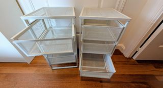2x Cajoneras IKEA LENNART Blancas