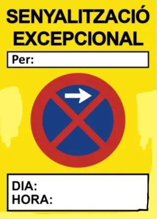 Señalización Excepcional Per Obres