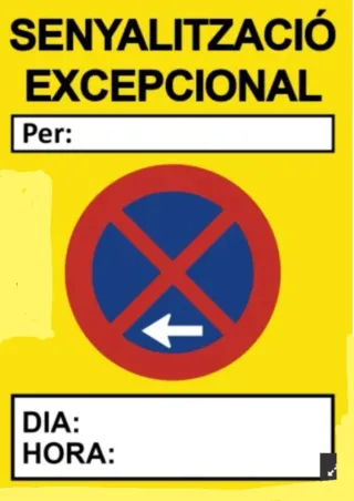 Señalización Excepcional Per Obres