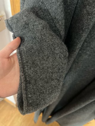 Chaqueta Oversize Gris Bershka Talla Única