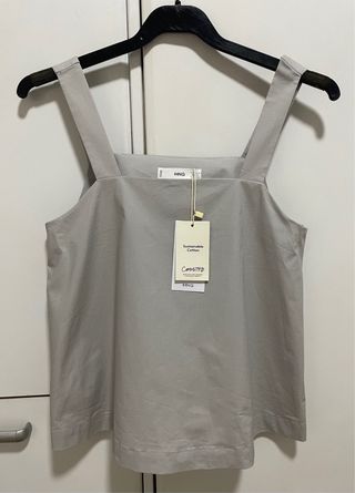 Blusa Mango Gris