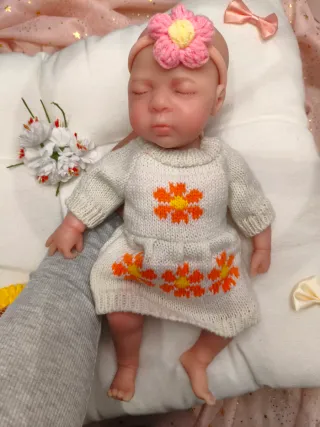 Bebé Reborn Silicona Completa Realista 30cm GALA
