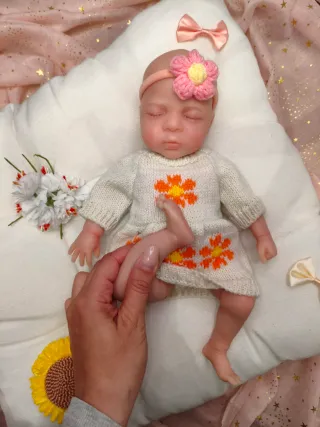 Bebé Reborn Silicona Completa Realista 30cm GALA