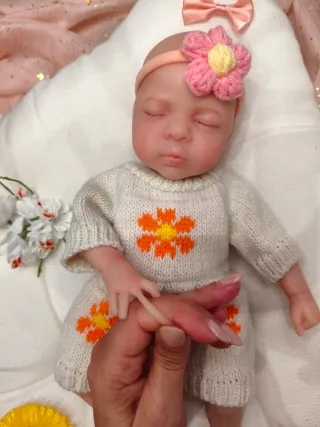 Bebé Reborn Silicona Completa Realista 30cm GALA