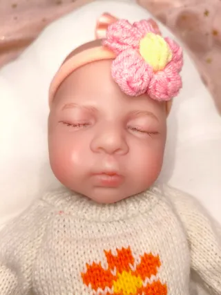 Bebé Reborn Silicona Completa Realista 30cm GALA