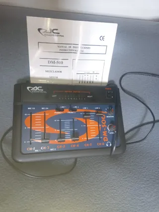 Mezclador DM-500 4 micros karaoke