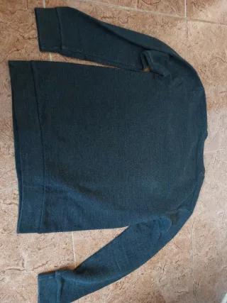 Sudadera Zara Gris Oscuro 100% Algodón