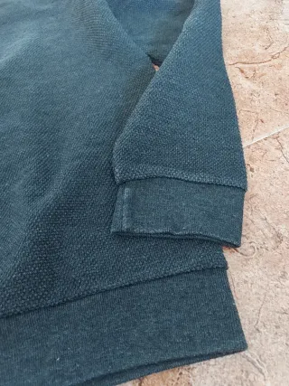 Sudadera Zara Gris Oscuro 100% Algodón