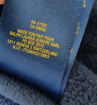 Giacca Ralph Lauren bimbo blu