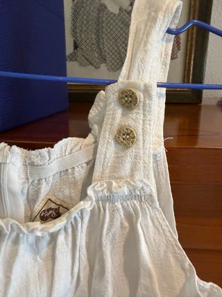 Blusa tirantes blanca