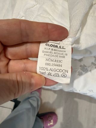 Blusa tirantes blanca