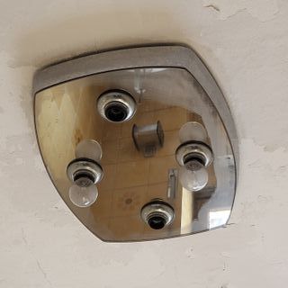 Specchiera, Plafoniera, Arredobagno design anni 70
