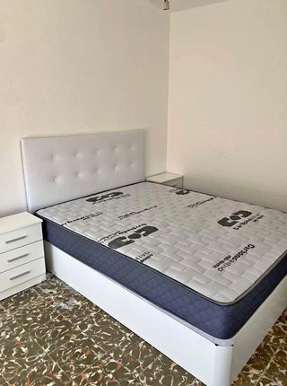 Canapé cama beige y gris