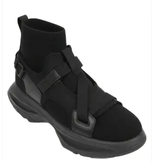 Zapatillas calcetín negras