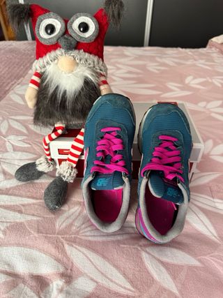 Zapatillas New Balance Azul y Rosa