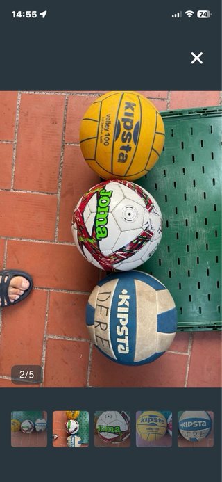 3 Palloni: Calcio e Pallavolo