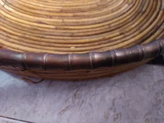 Cesta Mimbre Decorativa grande