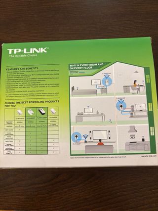 TP-Link Extensor WiFi PLC 500Mbps
