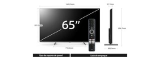 Televisor Smart TV Negro 65
