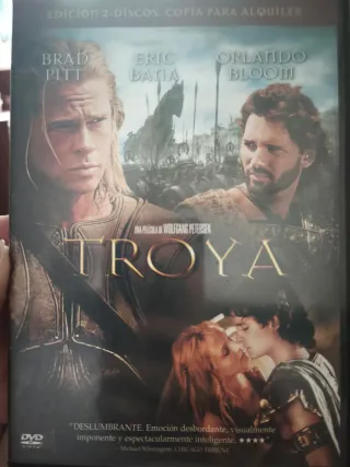 DVD Troya Edición 2 Discos Copia Alquiler