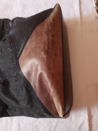 Borsa Braccialini grande beige/nera