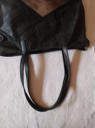Borsa Braccialini grande beige/nera