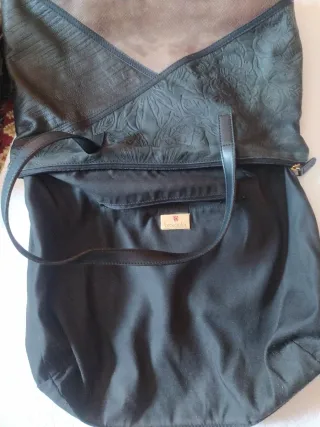 Borsa Braccialini grande beige/nera