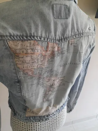 Cazadora vaquera Lefties azul