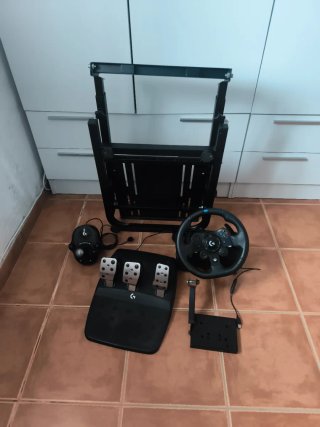 Volante Logitech G920 + Palanca + Soporte