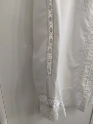 Camisa Niña de 8 a 10 años Baturra Blanco