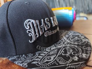 Cappellino MasLoco nero/grigio con bandana
