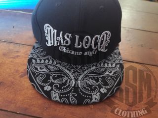 Cappellino MasLoco nero/grigio con bandana