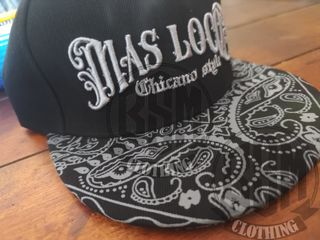 Cappellino MasLoco nero/grigio con bandana