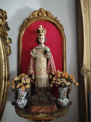 Antiguo Niño de Praga 50 cm