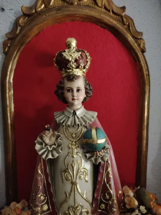 Antiguo Niño de Praga 50 cm