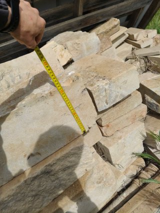 Retales de piedra de Villamayor