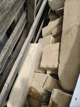 Retales de piedra de Villamayor