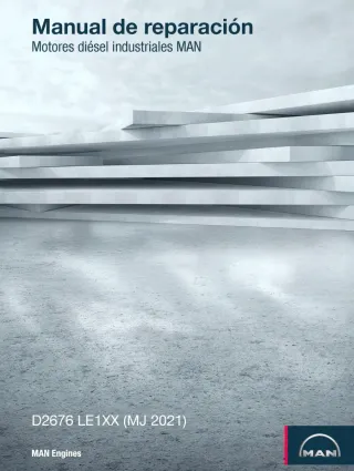 Manual Reparación motor MAN D2676 LE1XX