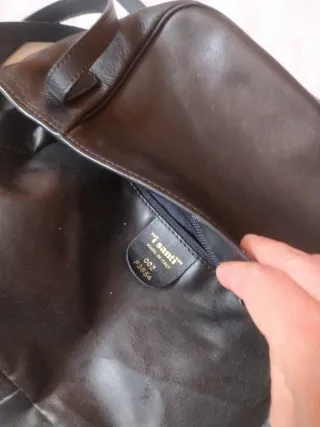 Borsa a tracolla I Santi nera