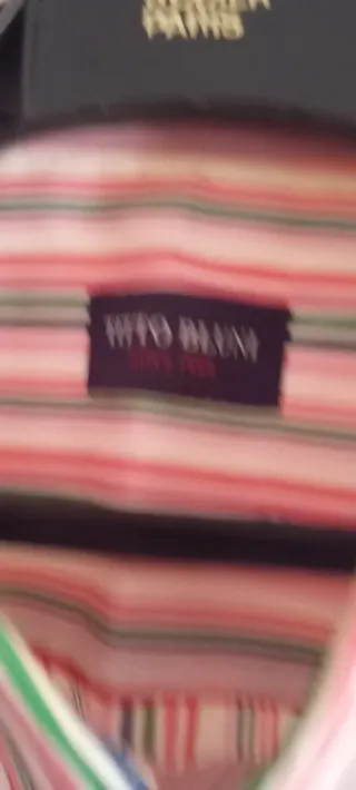 Camisa Tito Bluni Caballero Manga Corta Rayas