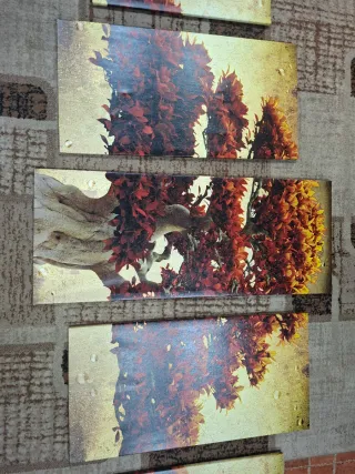 Cuadro 5 Piezas Árbol Grande
