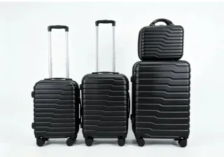 Juego 4 maletas negras