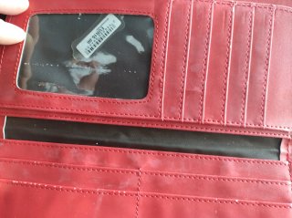 Portafoglio porta tessere rosso