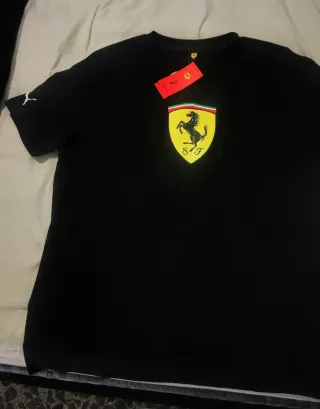Camiseta Puma Ferrari Talla L Negra