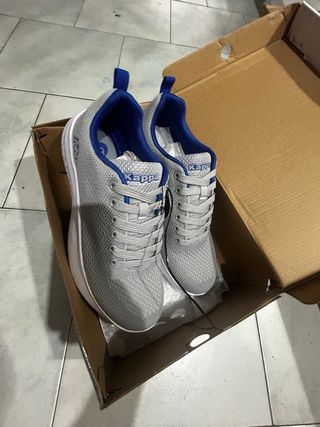 Scarpe Kappa uomo grigie e blu