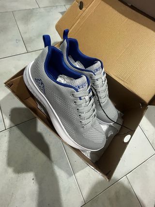 Scarpe Kappa uomo grigie e blu