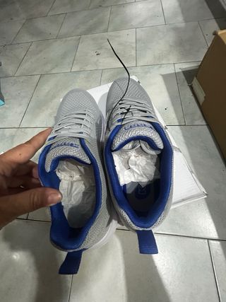 Scarpe Kappa uomo grigie e blu