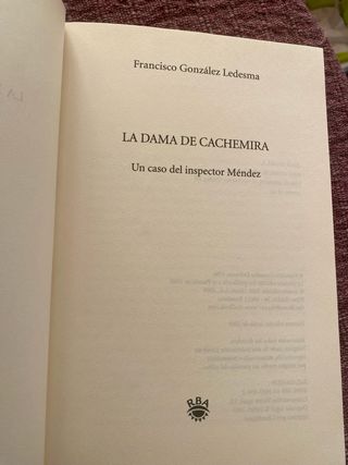 Francisco González Ledesma./ La dama de cachemira