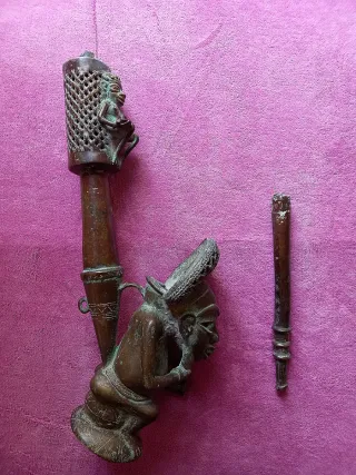 Figura Bronce África Negra